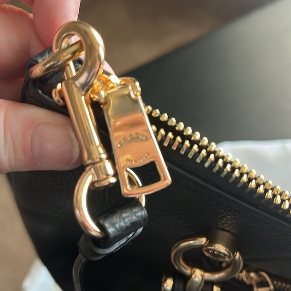 Coach Black Leather Tote Bag - Picture 7 of 7